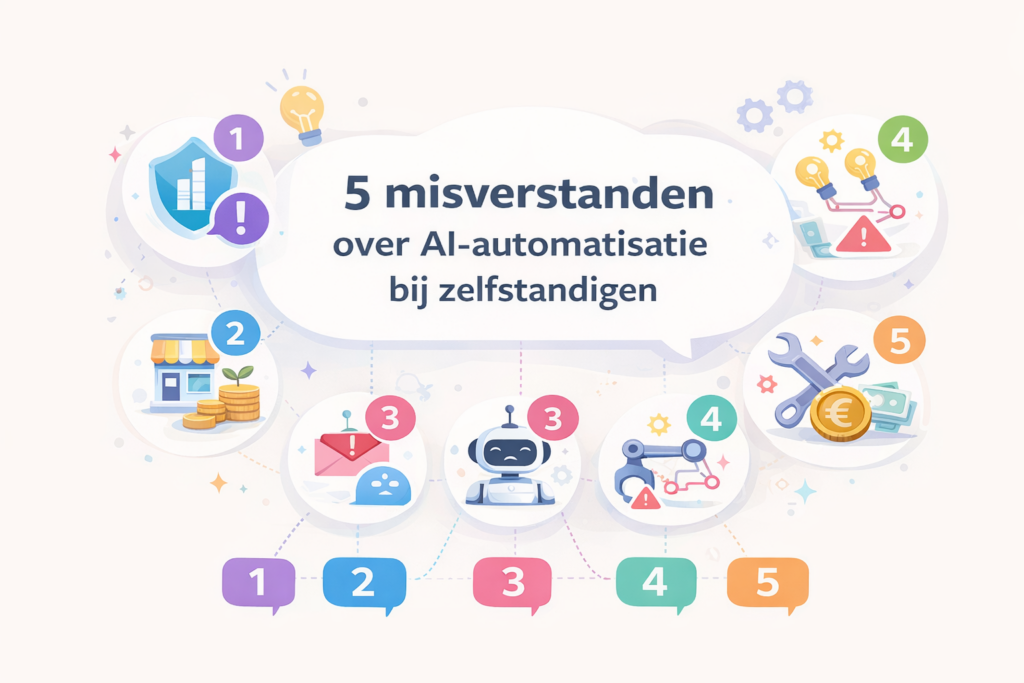 5 misverstanden over AI-automatisatie bij zelfstandigen