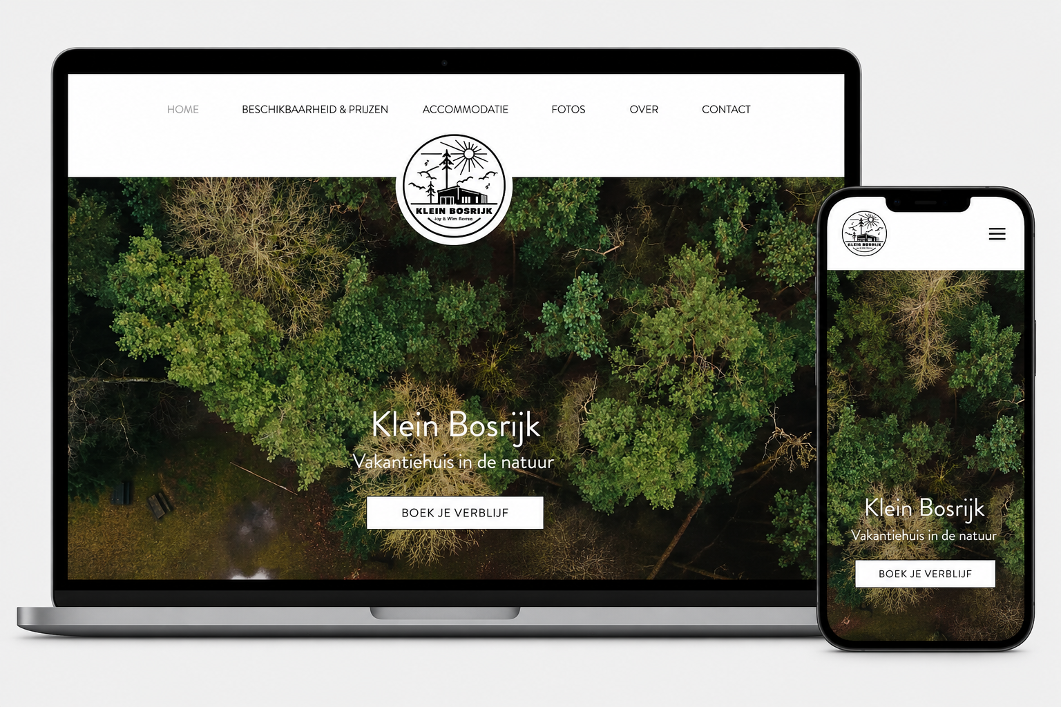 Klein Bosrijk - mockup