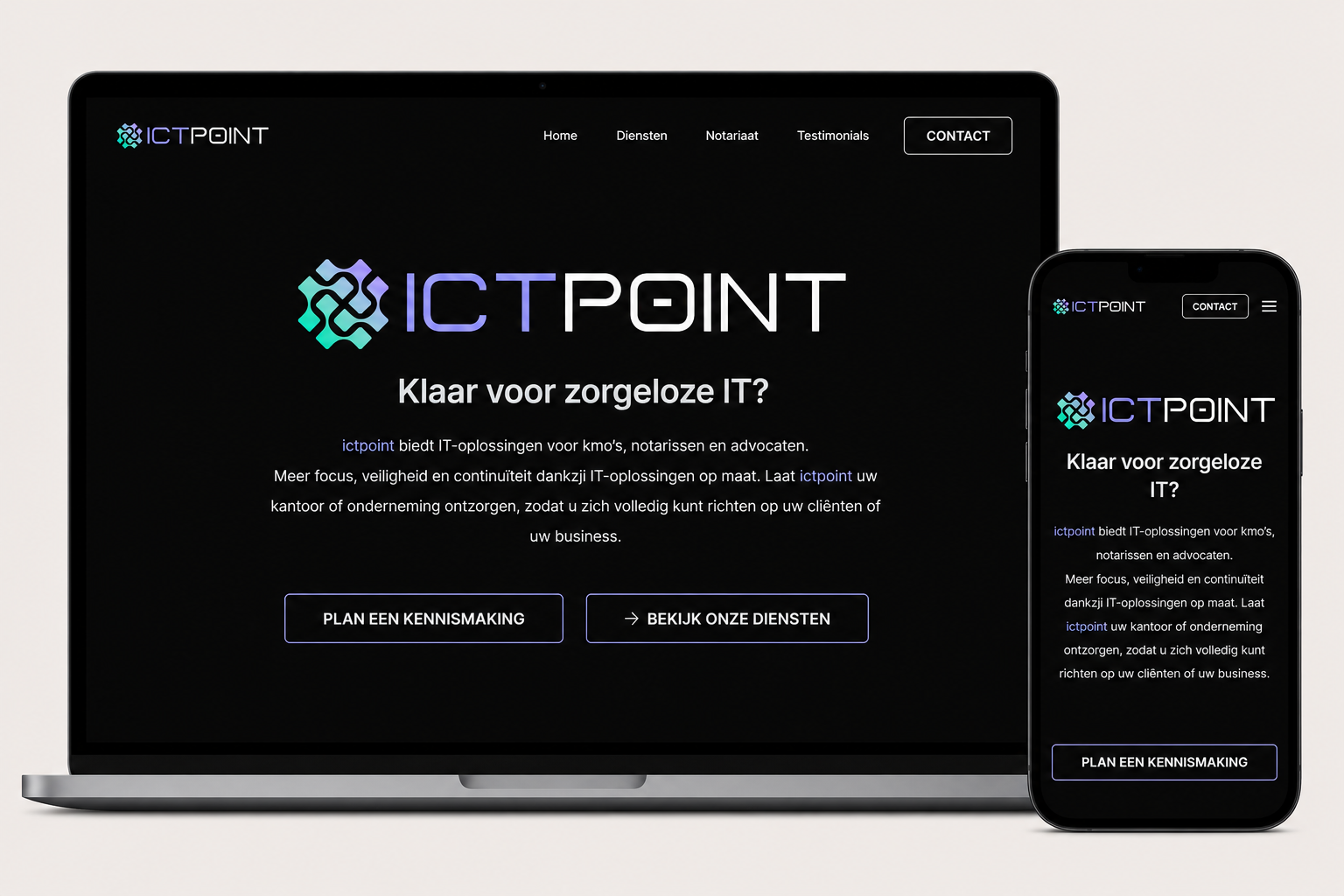 ictpoint - mockup