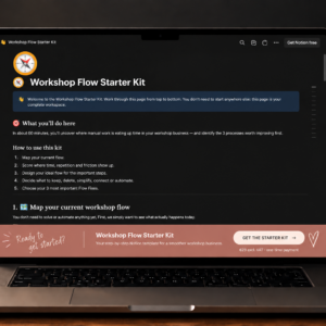 Flow Starter Kit Workshop + Flow Call (EN)