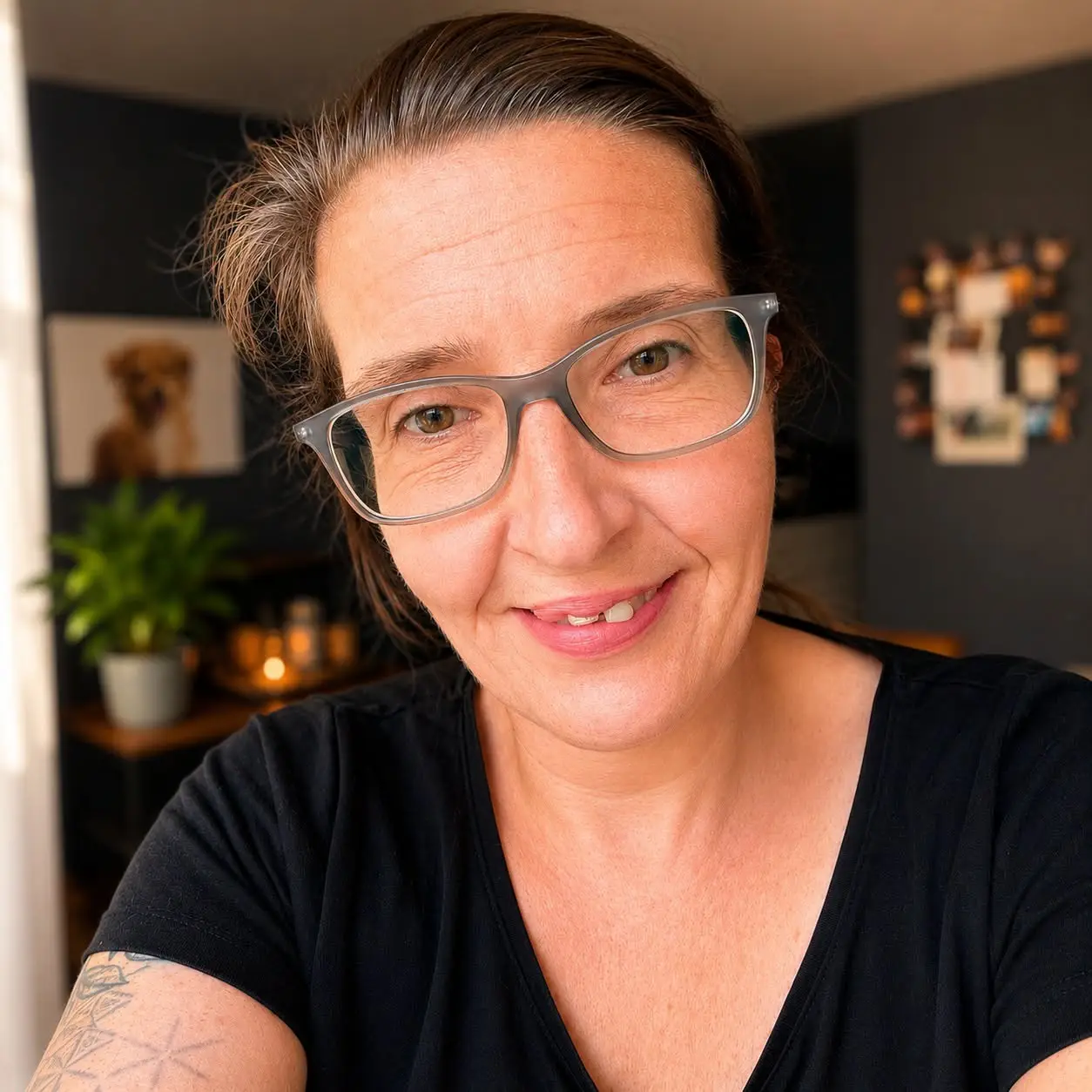 Portrait of Ann Boen, founder of Diggiehippie