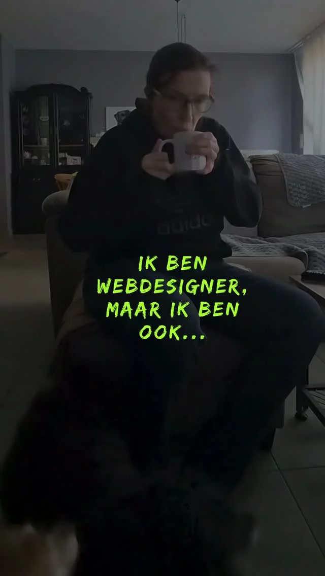 Ik ben webdesigner. 💻 Maar da's eigenlijk maar één stukje van wie ik ben. Ik ben ook hondenmens, vrijwilliger in Roemenië en Griekenland, Au…